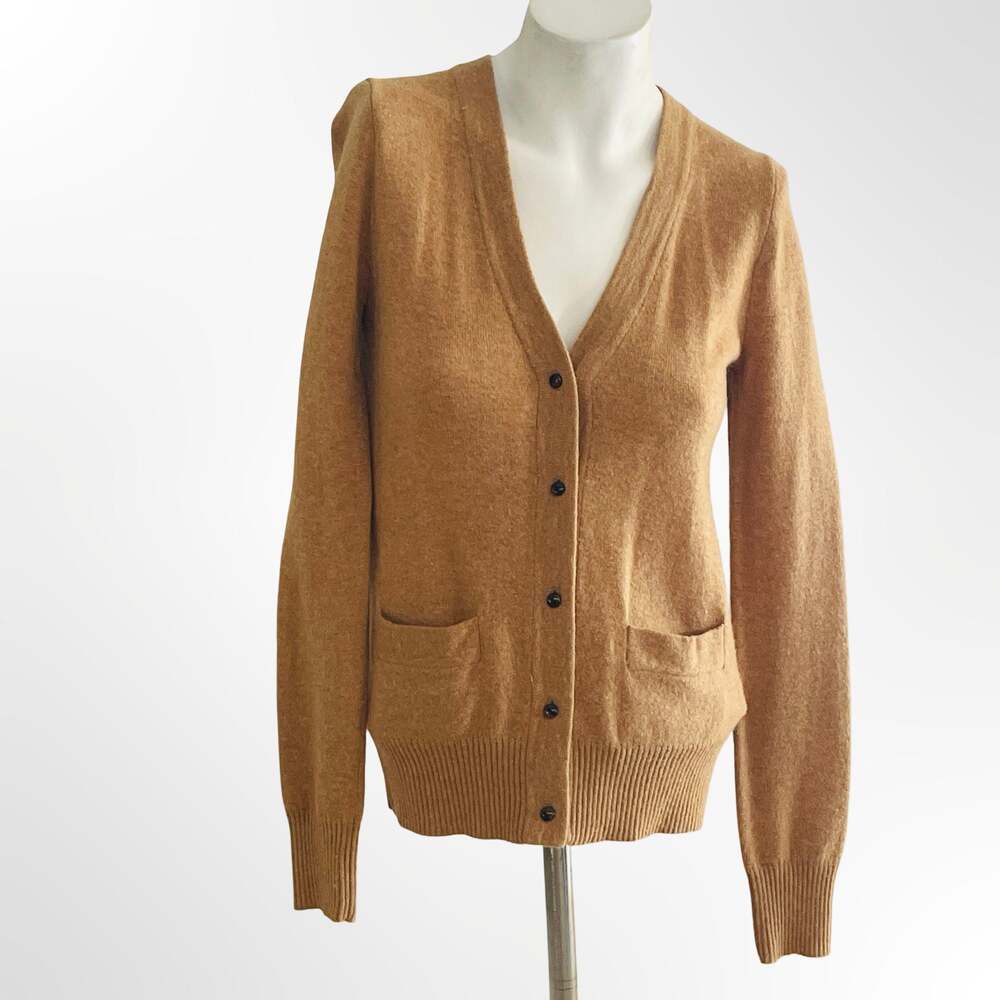 J.Crew Wool Cashmere Blend V-Neck Button Front Cardigan Size XS - Picture 2 of 8